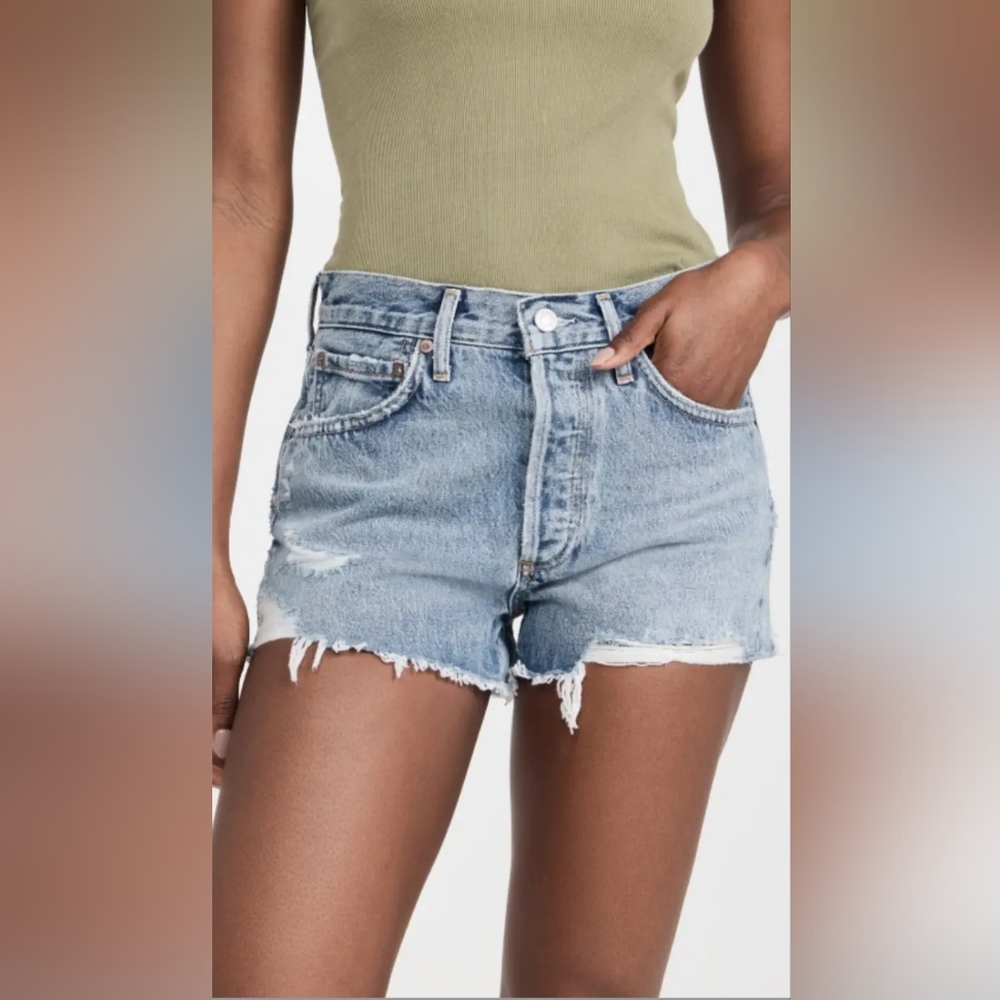 AGOLDE Parker Short in Grudge 32